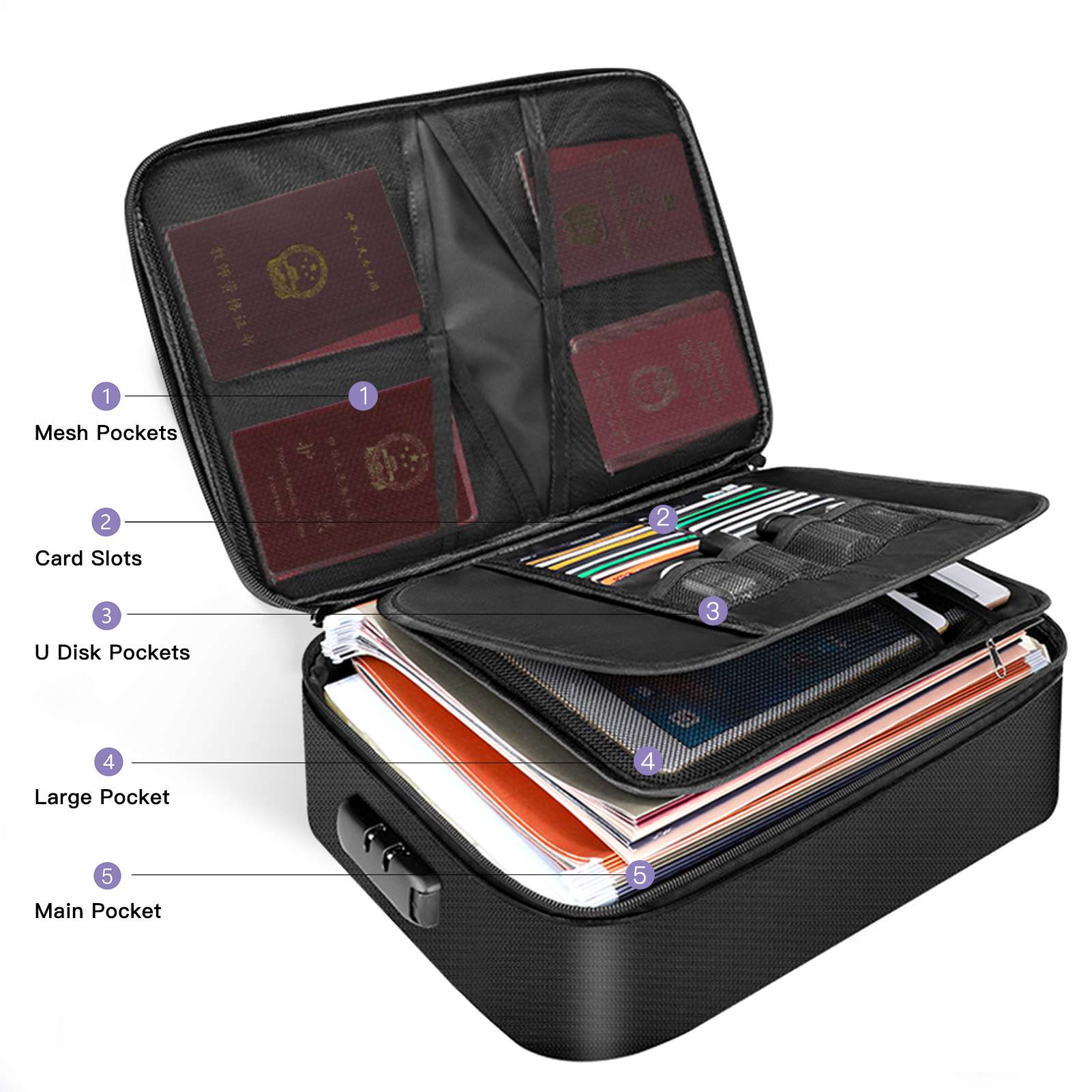 Tas Dokumen Tahan Api dengan P - Fire Safe Document ulasan dan harga