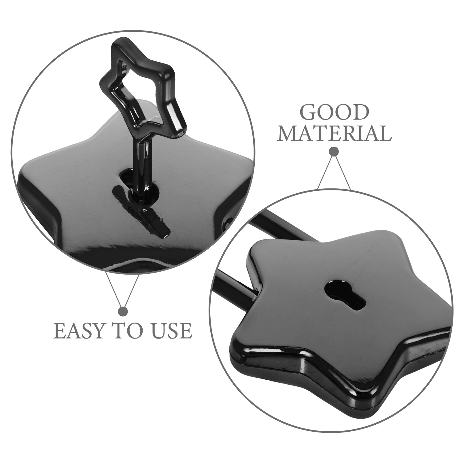 Gembok Mini Berbentuk Bintang  - Lockbox Key Secure ulasan dan harga