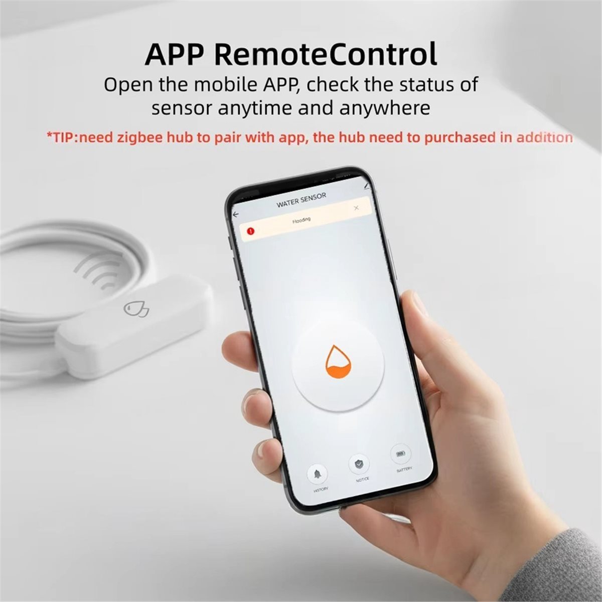 Sensor Alarm Kebocoran Air Zig - Water Alarm Sensor ulasan dan harga